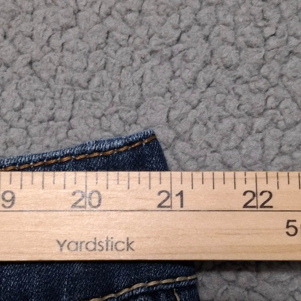 Seven7 Bootcut Jeans Women 18W (actual 42x30.5) Stretch Denim Contrast Stitching